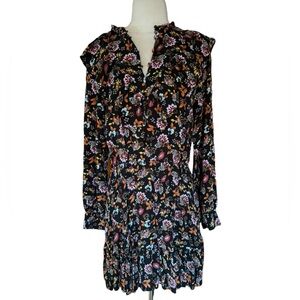 Ever After Floral Peasant‎ Style Mini Dress